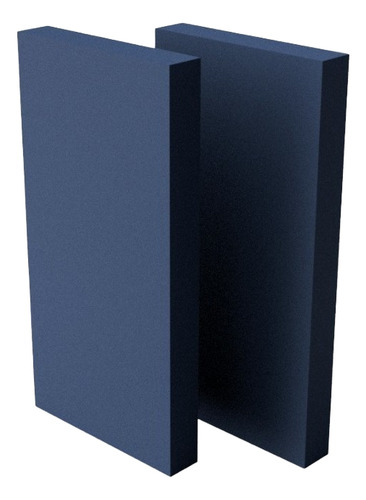 Panel Acústico Mazzieri Assor 4 2pack 60x120cm Color Azul