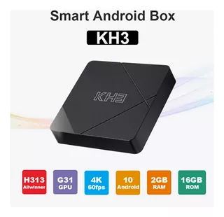 Kh3 Box Smart 4k Uhd Hdr Sistema Android Tv