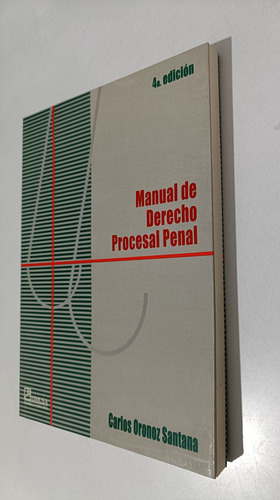 Manual De Derecho Procesal Penal - Oronoz - Limusa