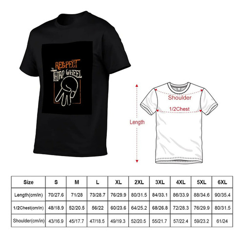 Playera Retro Respect The Third Wheel Playera De Verano C