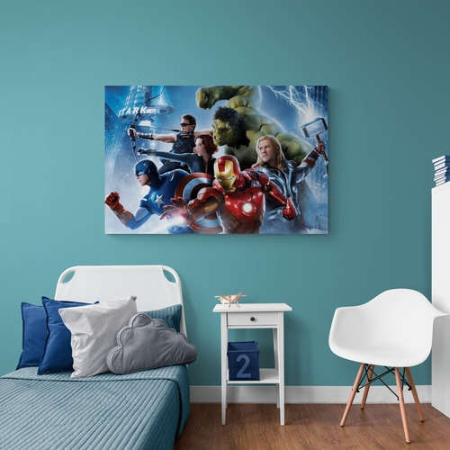 Cuadro-avengers-lienzo Canvas 100% Algodón