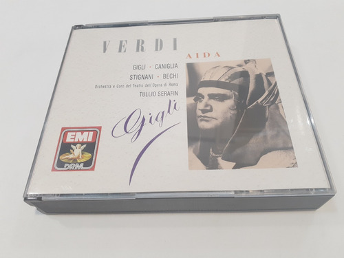 Aida, Verdi, Gigli, Serafin - 2cd 1989 Inglaterra Nm/mint