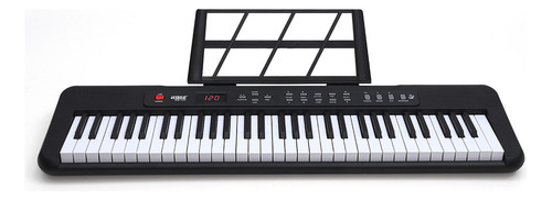 Teclado Musical Iniciante Kobe Kb-150 Preto 61 Teclas