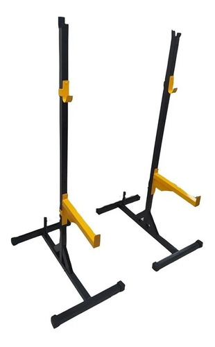 Rack Con Soporte Sentadillas 180cm Barra Pesas