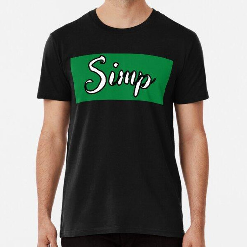 Remera Simp - Green Rectangle Algodon Premium