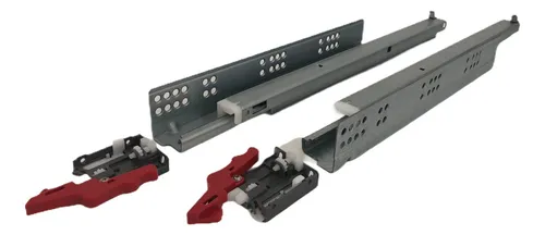 Corrediça 50cm Invisível Amortecedor Hafele Total Gt230 C/2