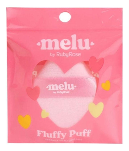Esponja Para Maquiagem Melu By Ruby Rose Fluffy Puff 2,6g