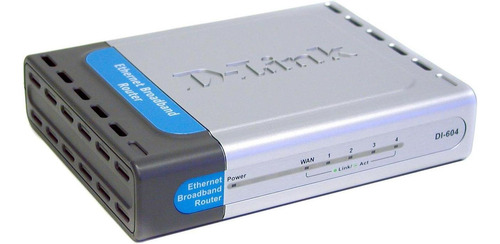 Router D-link Di-604 Plateado (Usado)