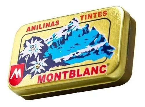 Anilinas Montblanc Cajita Dorada 25g Color 22 Verde