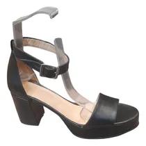 Comprar Sandalias Taco Talles Grandes Vane Cuero