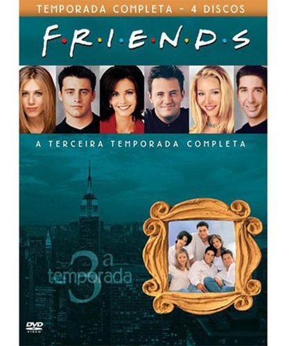 Dvd Friends 3ª Temporada (4 Discos)