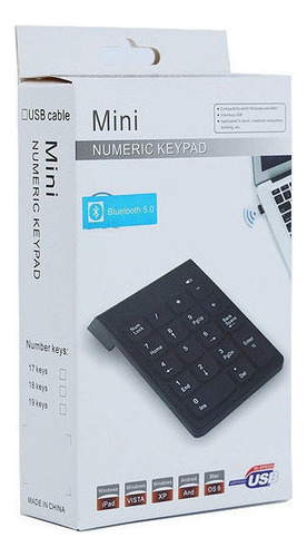 Teclado Numérico Sem Fio Usb Número Do Teclado Numérico De 2 Cor De Teclado Preto