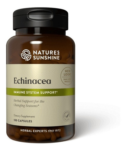 Echinacea Natures Sunshine 180capsulas Sabor Sin sabor