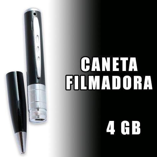 Caneta Detetive Micro Camera Espionagem De Cameras Para 4gb