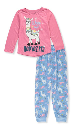 Bellos Pijamas De Llama Con Lentejuelas Talla 10-12