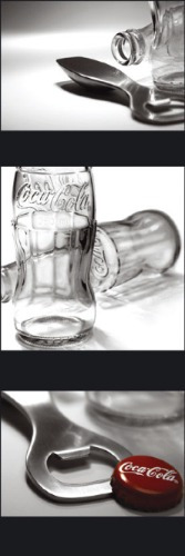Super Poster De Una Publicidad De Coca Cola - 53 X 158 Cm