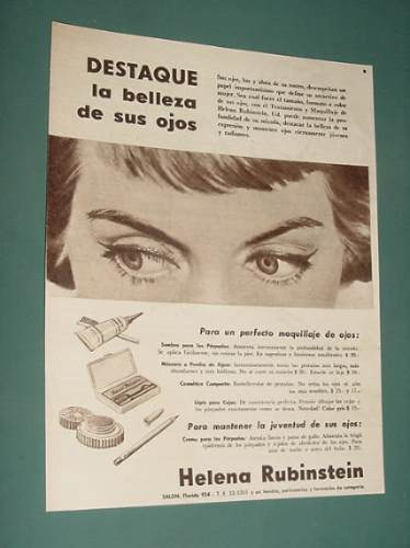 Publicidad Helena Rubinstein Sombras Mascara Lapiz Sus Ojos