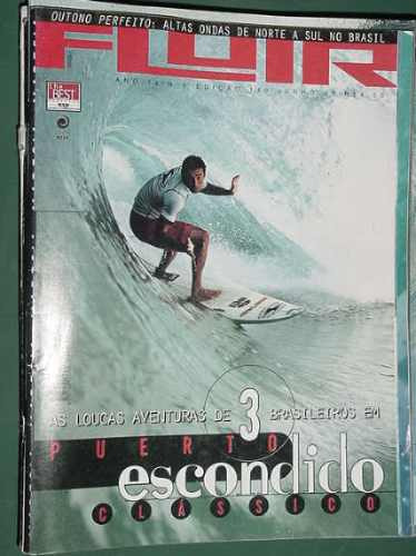 Revista Surf Fluir 140/jun97 Puerto Escondido Brasil Olas