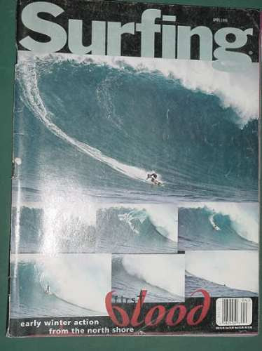 Revista Surf Surfing Apr/96 Blood Winter Action North Shore