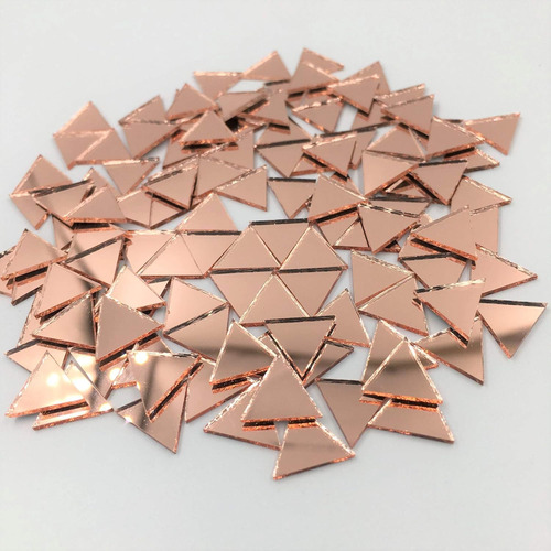 Espejo Forma Triangular De 12 Mm, Azulejos De Mosaico, ...