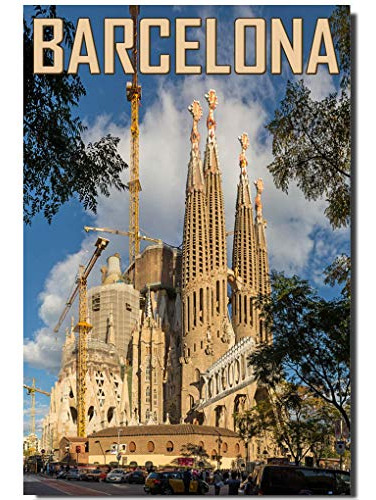 Imán Para Nevera De La Sagrada Familia, Recuerdo De Viaje A