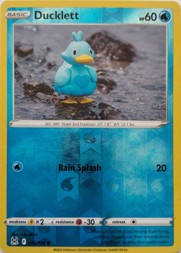 Pokémon Tcg Ducklett 046/196 Reverse