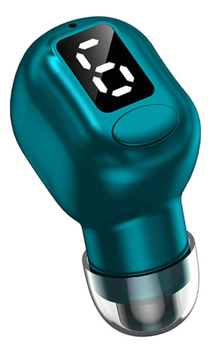 Mini Auricular Bluetooth Individual, Bluetooth 5.3 Azul