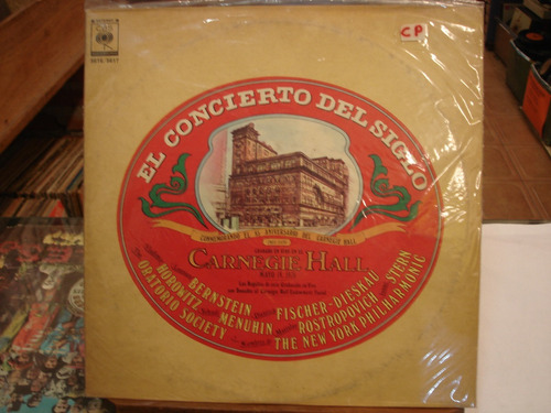 El Concierto Del Siglo Carnegie Hall Clasico 2 Lp Vinilo D1