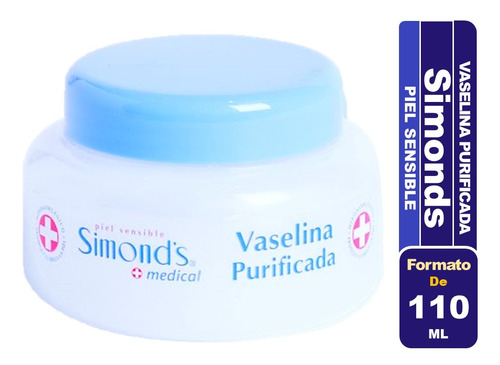 Simond's Medical Piel Sensible Vaselina Purificada Sin Aroma