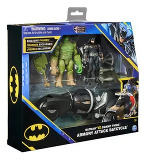 Bat Tech Batimoto C/fig Batman Vs Swamp Thing Int 67811m Dc