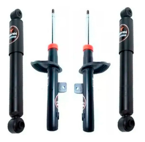 Imagen 1 de 7 de Kit De 4 Amortiguadores P/ Peugeot 206 207 Corven Plus
