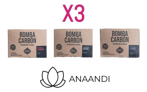 Bomba Carbon Sagrada Madre Combo X3 Cajas De 24 Uni  Anaandi