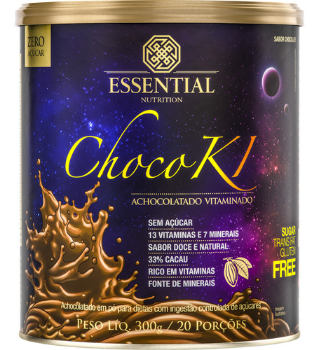 Chocoki - Essential Nutrition 300g - Achocolatado Vitaminado