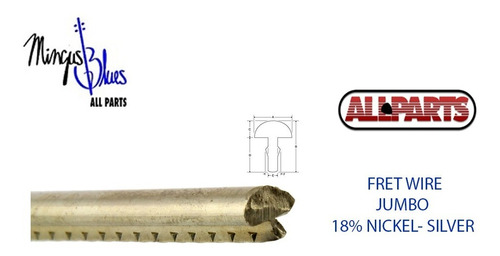 Trastes Jumbo  Frets Para Guitarra Eléctrica  O Bajo.