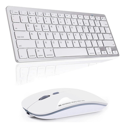 Teclado E Mouse Bluetooth Para Galaxy Book2 360 Cor Do Mouse Branco Cor Do Teclado Branco