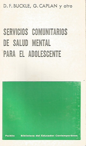 Servicios Comunitarios De Salud Mental Para El Adolescente