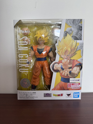 Figura Goku Ssj2 Sh Figuarts Completa Original (Usado)