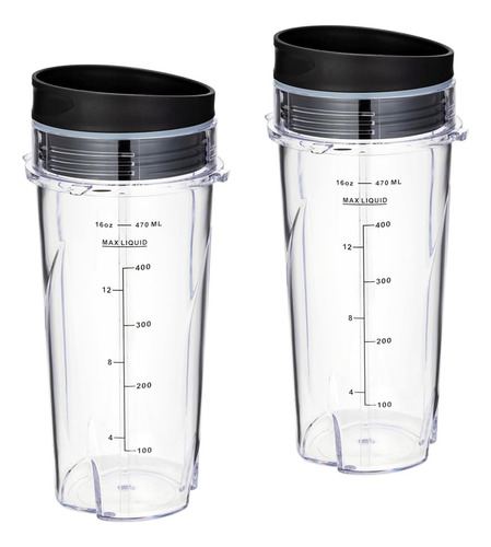 Vasos De Repuesto De 16 Oz Para Ninja Qb3001ss Fit Compact P