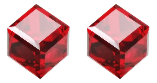 Aeravida Cubos De Cristal De Prisma Rojo Únicos Y Vibrantes