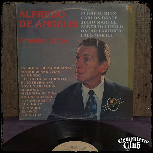 Alfredo De Angelis - Grandes Exitos - Ed Arg 1985 Vinilo Lp