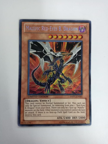 Malefic Red-eyes Black Dragon Prismatic Secret Rare Yugioh