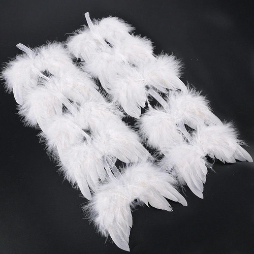 10pcs Angel Blanco Vintage Decoraciones De Árbol De Navidad