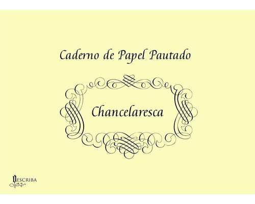 Caderno Pautado Para Caligrafia Chancelaresca Itálica