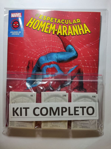 Album De Figurinhas Homem Aranha-60 Anos Completo Para Colar (Usado)