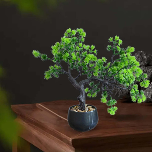 De Bonsái Artificial En Maceta Con Maceta, Planta De