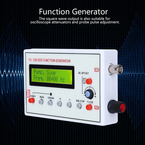 Fg100 Dds Función Generador Frecuencia Sinusoidal 1hz500khz