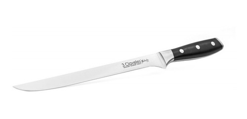 Cuchillo Jamonero  Forjado 25cm Acero 3 Claveles Toledo Chef