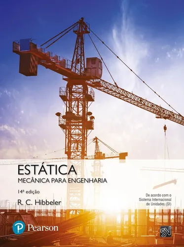 Livro Estática, de Hibbeler, Russel C.. Editorial Pearson Universidades, tapa dura, en português (2017)