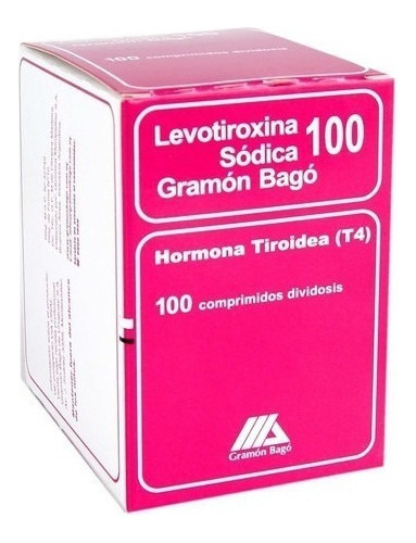 Levotiroxina 100mcg X 100 Comp - T4 Gramón Bagó