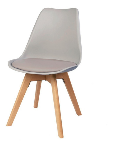 4 Sillas Tulip Eames Beige Las Unicas Con Refuerzo De Acero